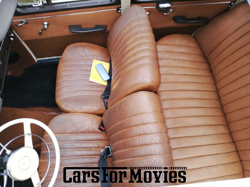 CarsForMovies | Mercedes Benz Ponton 180 b 1961 Deutschland Weiß Braun Zivilfahrzeug Limousine DE - Nordrhein-Westfalen 7856 